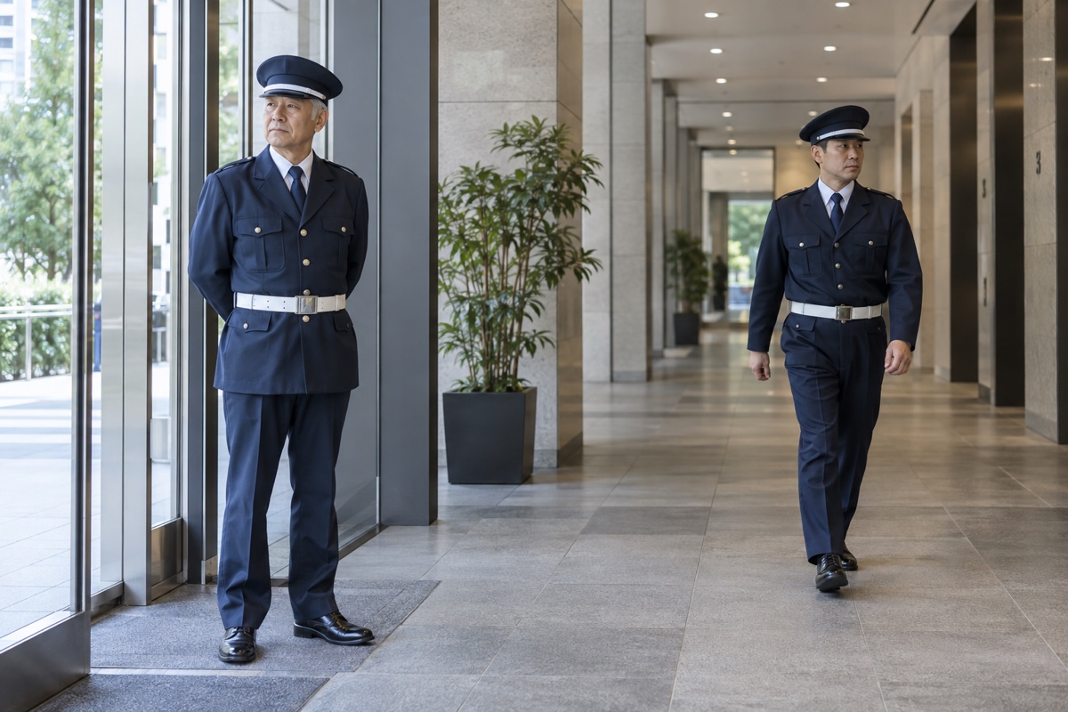 警備業務で体の使い方が重要になる場面